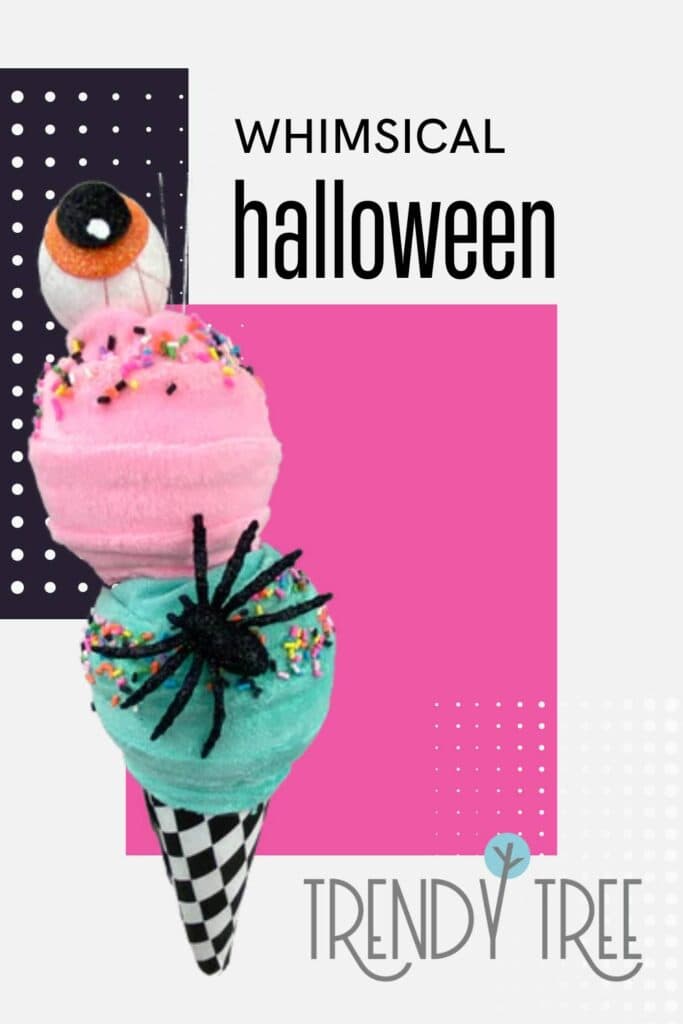 whimsical pink halloween decorations