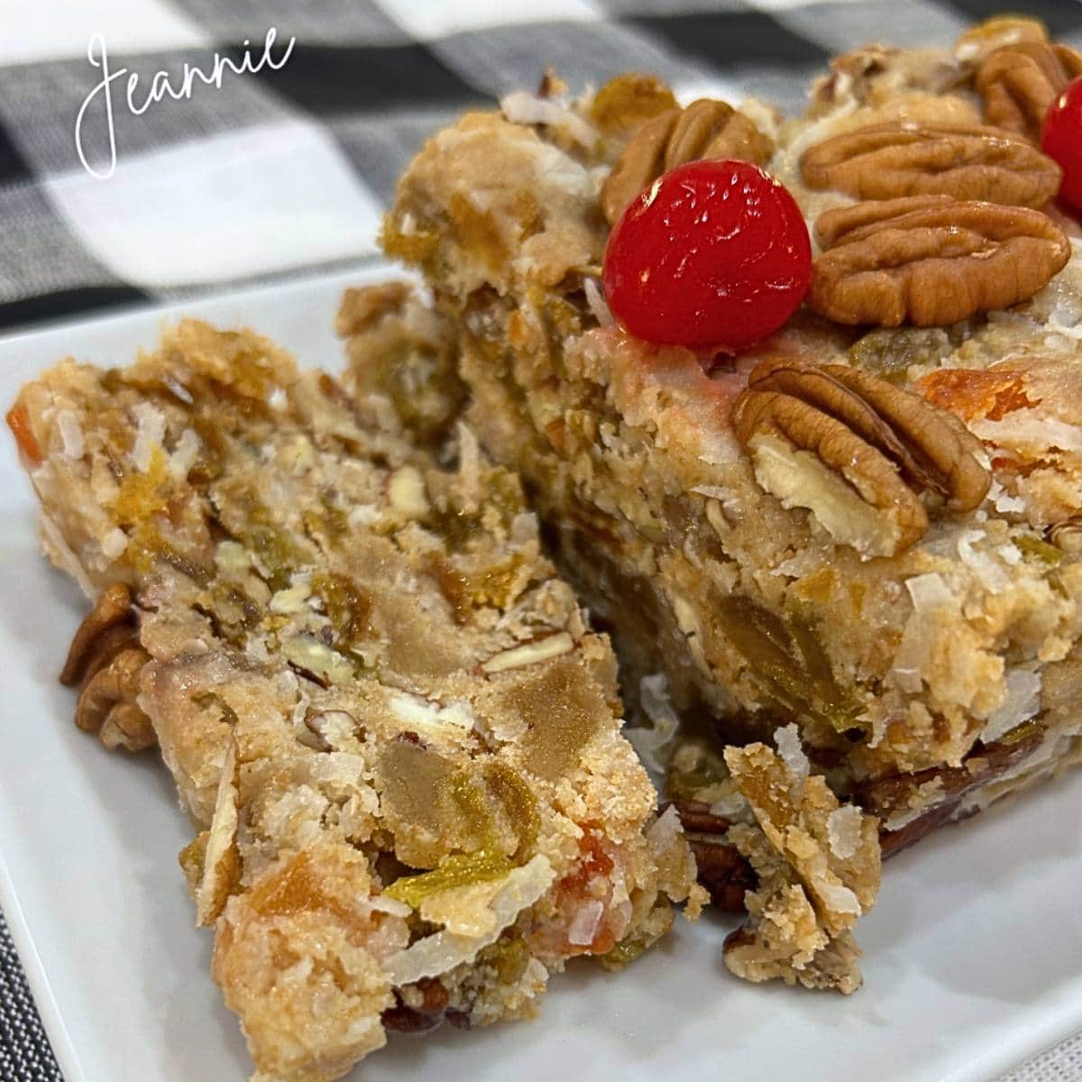 mother's icebox or no bake fruitcake