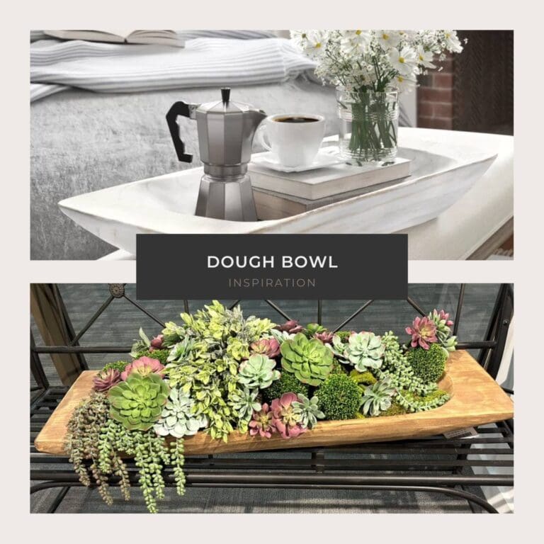 wooden dough bowl