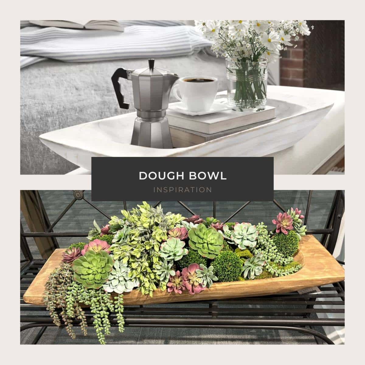 Rustic Elegance: Wooden Dough Bowl Inspiration