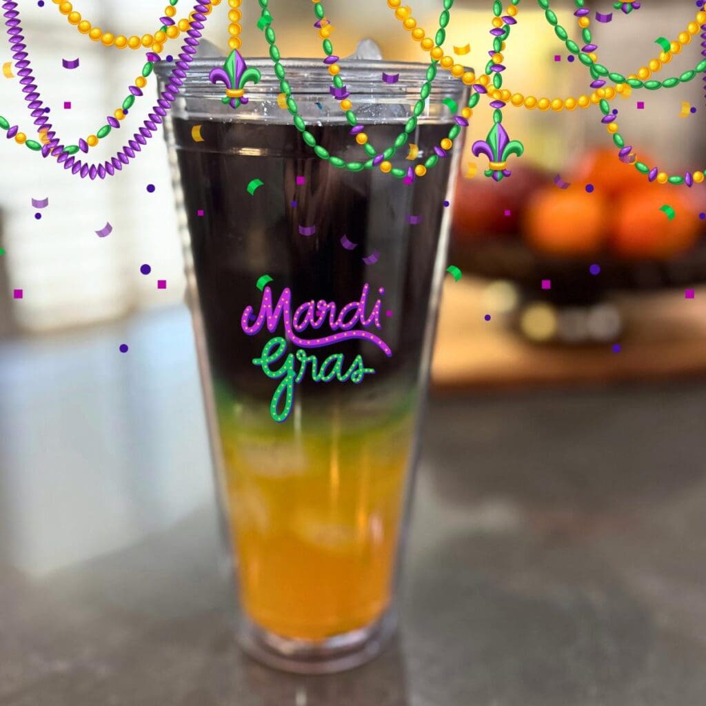 mardi gras loaded tea