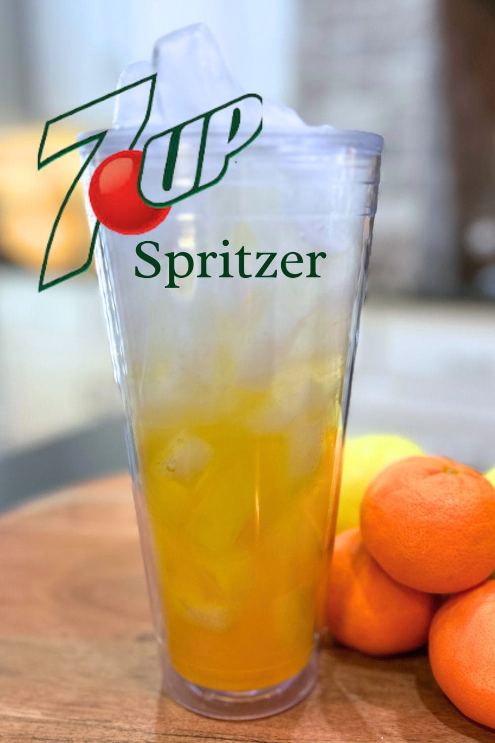 homemade loaded tea flavor 7up Spritzer