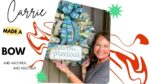 carrie makes some bows with the EZ Bowmaker
