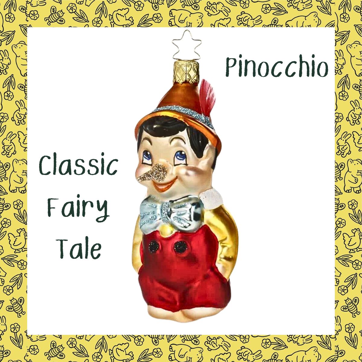 pinocchio Christmas Ornament