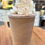 homemade chocolate peanut butter protein smoothie
