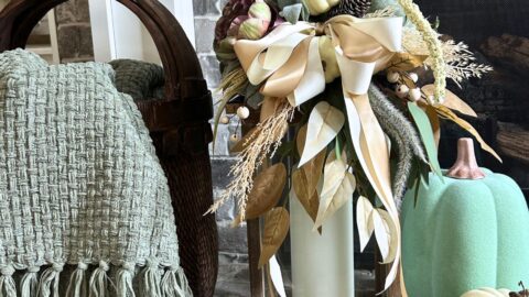 fall lantern topper age and cream colors