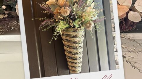 fall mantel and door hanger