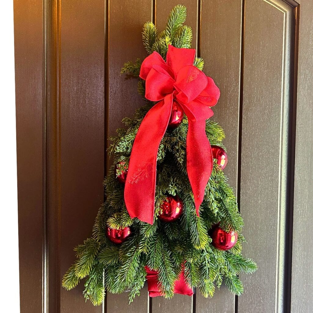 pine tree christmas wreath