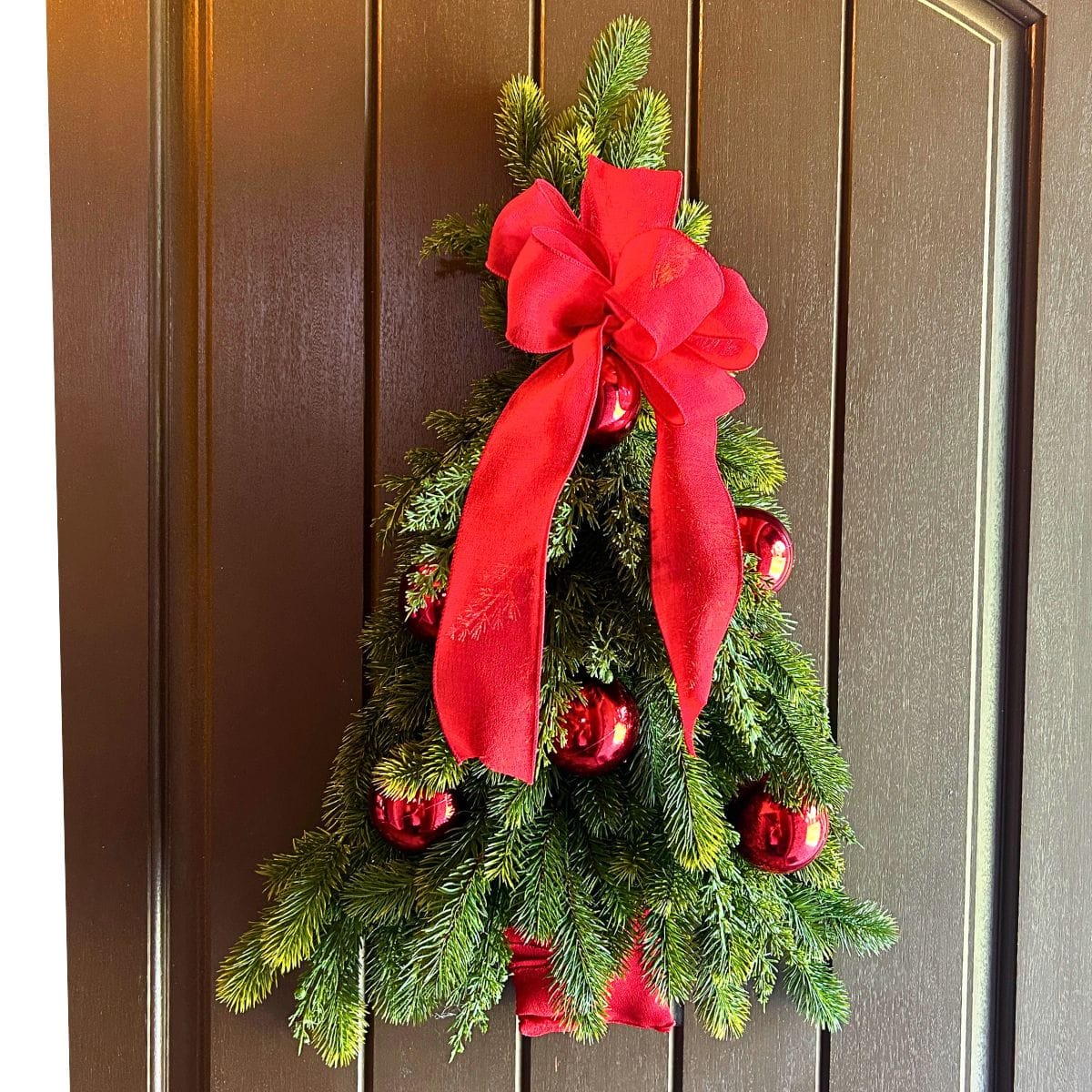 pine tree christmas wreath