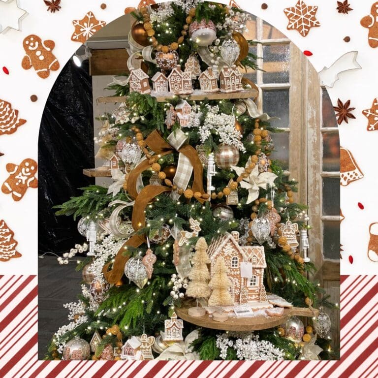 Sweet Holiday Magic: Gingerbread and Peppermint Christmas Decor Ideas