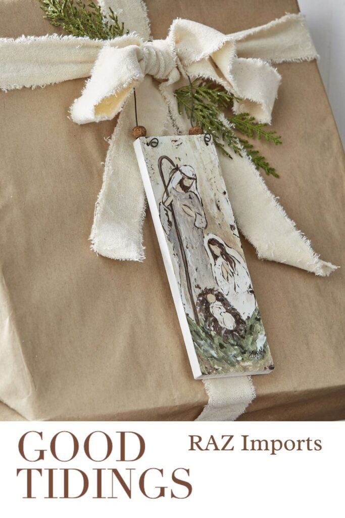 packages wrapped in brown kraft paper tied with rag strings
