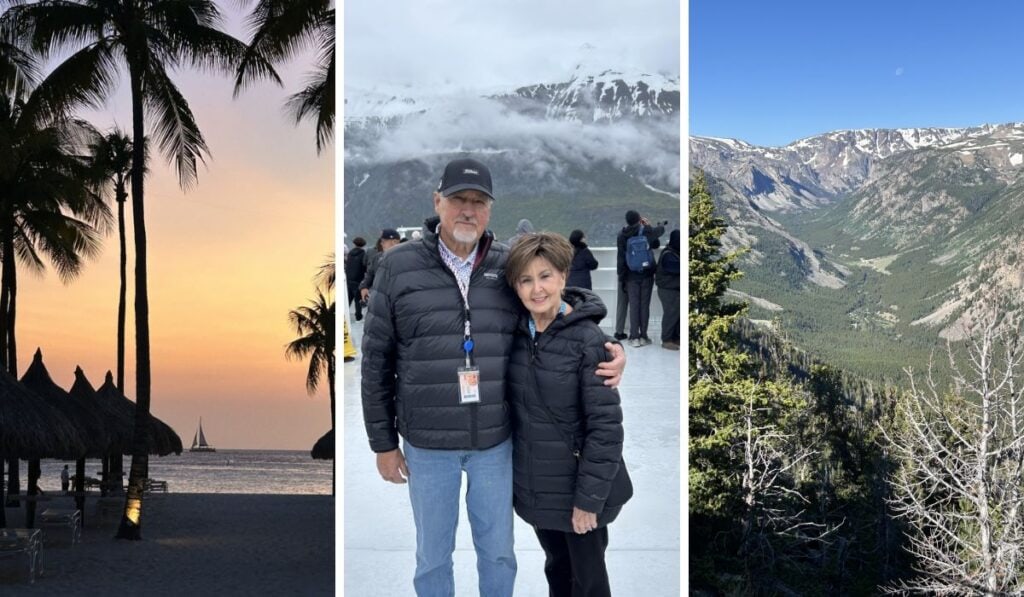 traveled to Aruba, Alaska, Canada, Road Trip out West