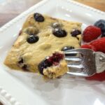 cottage cheese blueberry bake with extra protein