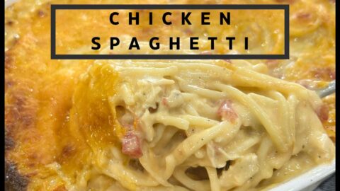 homemade chicken spaghetti a southern comfort food that is easy to make