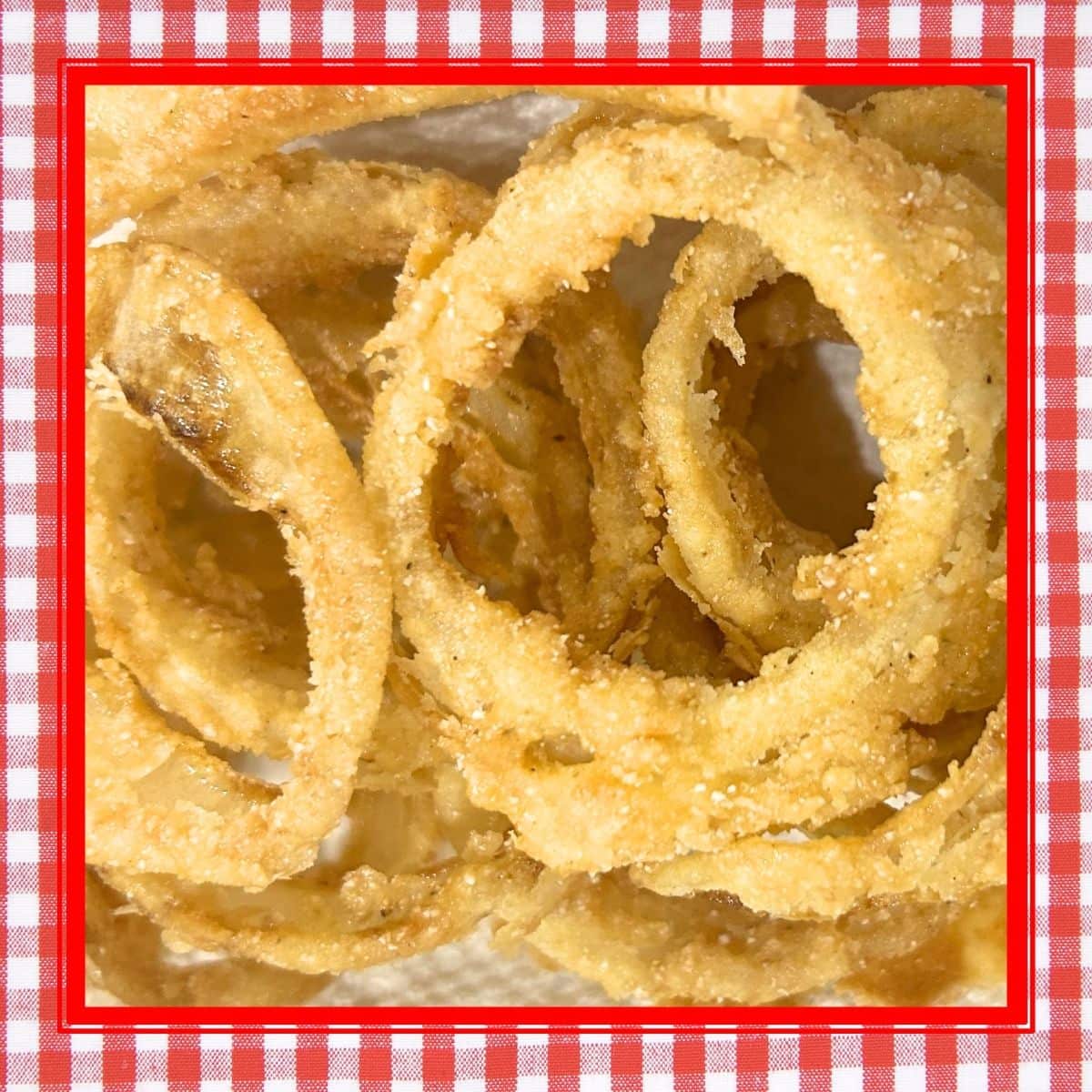 buttermilk battered onion rings Southern style
