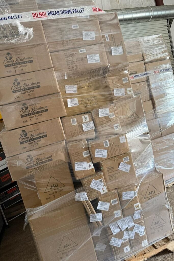new shipment just arrived to Trendy Tree wreath and floral supplies