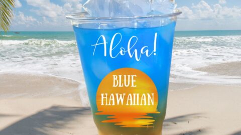 blue Hawaiian loaded tea beverage