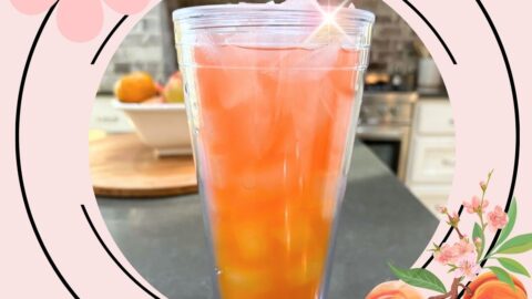 peach flavored loaded tea, Peachside from Silver Lining Lessons