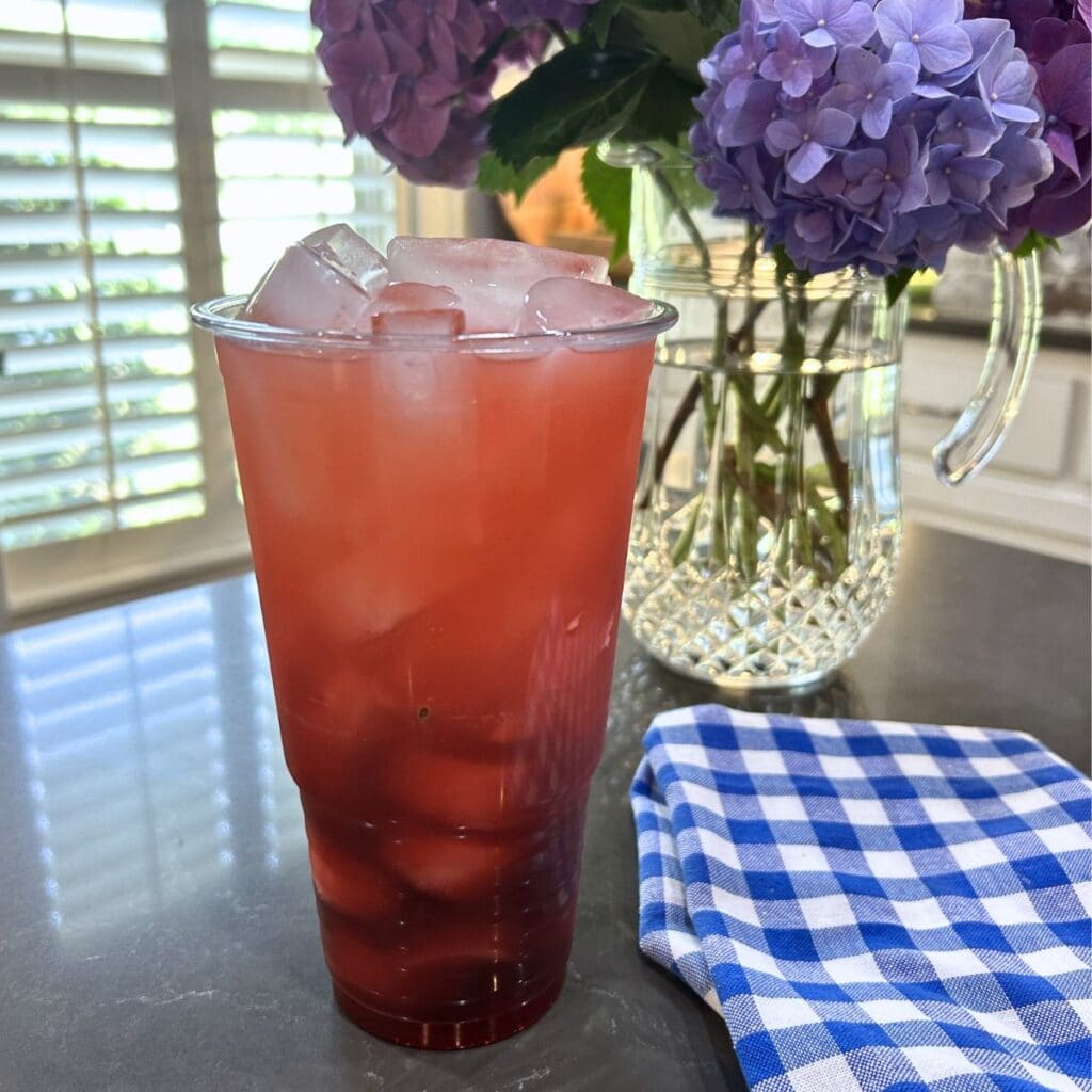 Bid Day Loaded Tea citrus, raspberry, and pink lemonade flavors
