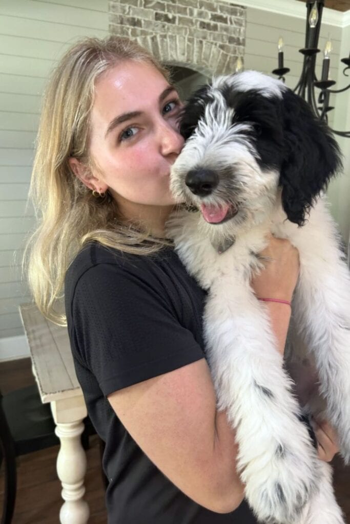 Maggie and pup Ricki - always a pleasure to get a visit from these two