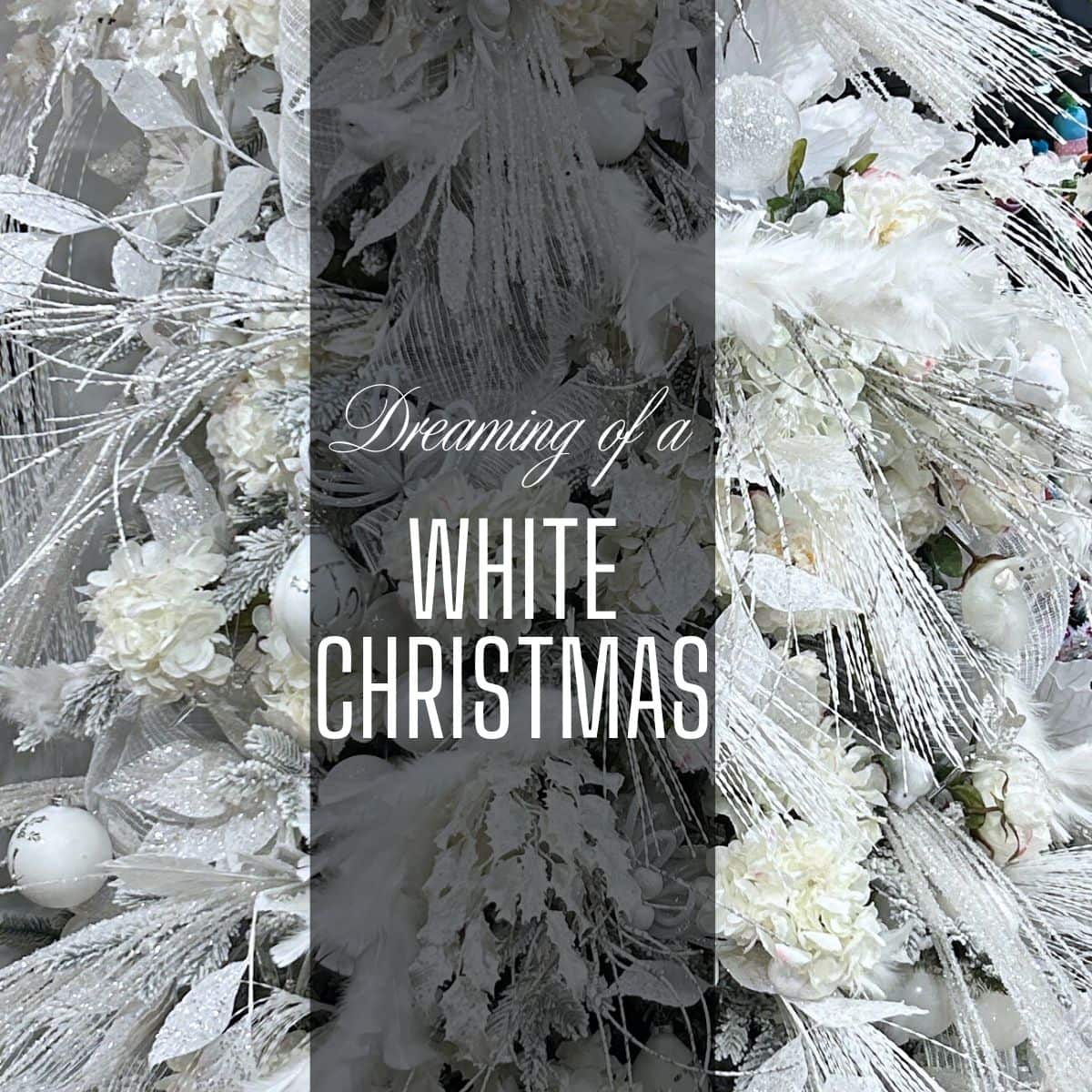 White Christmas Tree Inspiration from the Craig Bachman showroom in Dallas, tree designed by John Mark Enterprises