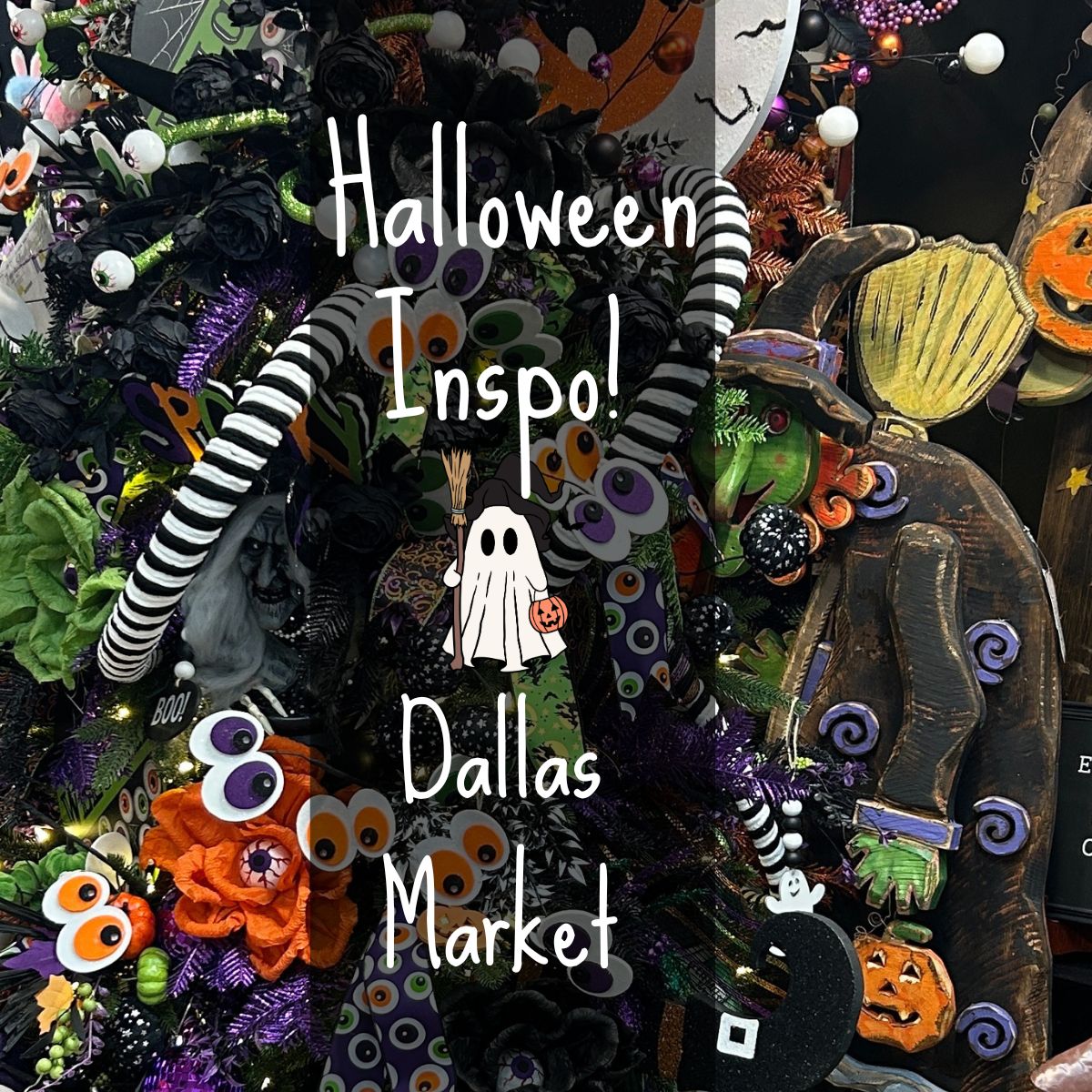 Halloween Tree Decorating Ideas from the Dallas Market