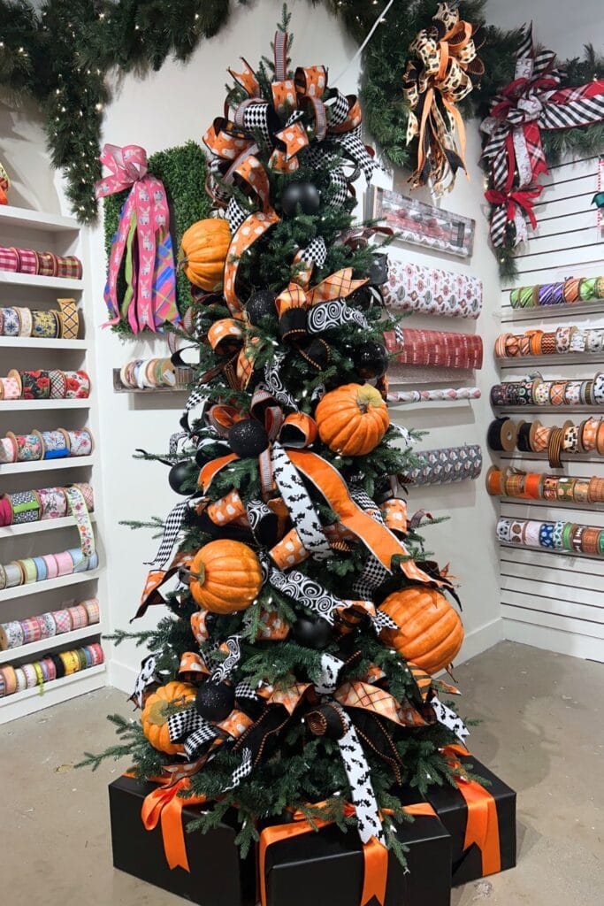 Halloween Tree from the LA Ribbon Showroom in Dallas