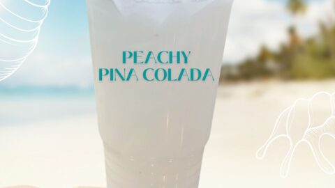 Peachy Pina Colada Flavored Water Recipe: Tropical Vibes in a Cup