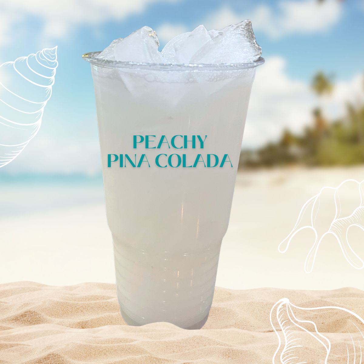Peachy Pina Colada Flavored Water Recipe: Tropical Vibes in a Cup