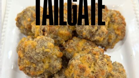 Keto Sausage Balls, Low-Carb, Cheesy and perfect for a tailgate snack or brunch
