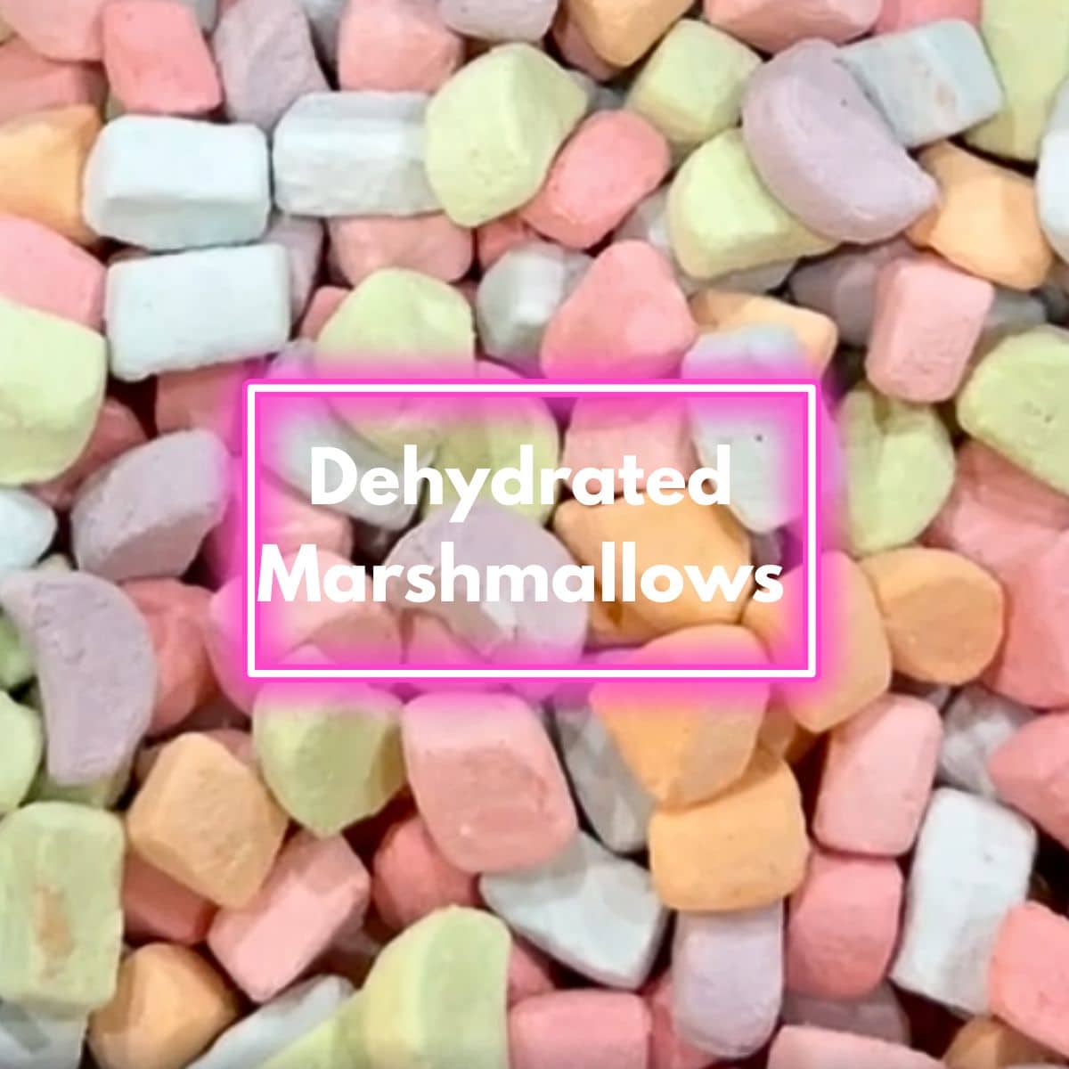 dehydrated marshmallows