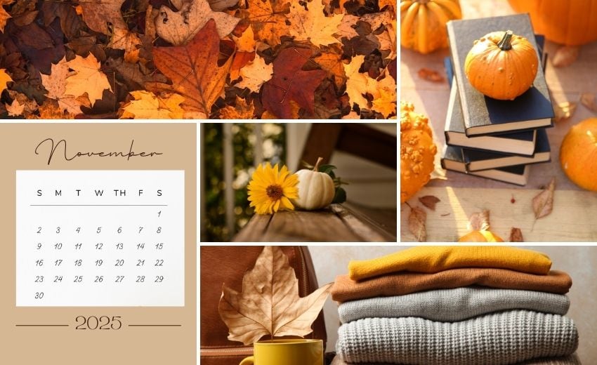 November Calendar To Do List blog post