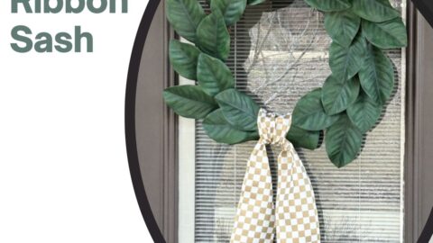 ribbon sash for a wreath