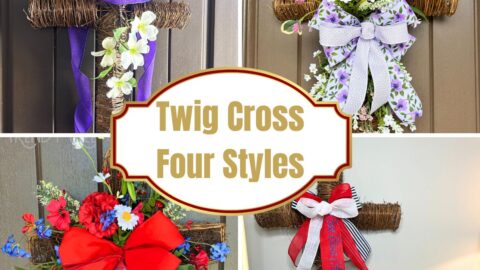 Four Twig Cross Styles and the Case for Not Using Hot Glue