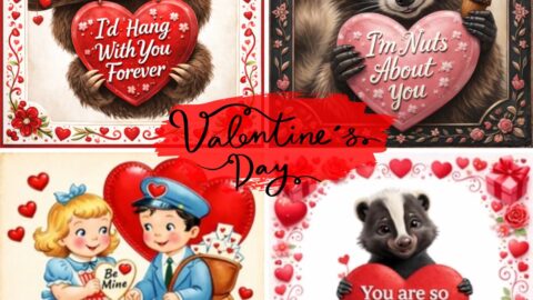 Assorted exclusive Valentine Signs, made of metal 10" square and perfect accenting deco mesh or grapevine wreaths, available at Trendy Tree