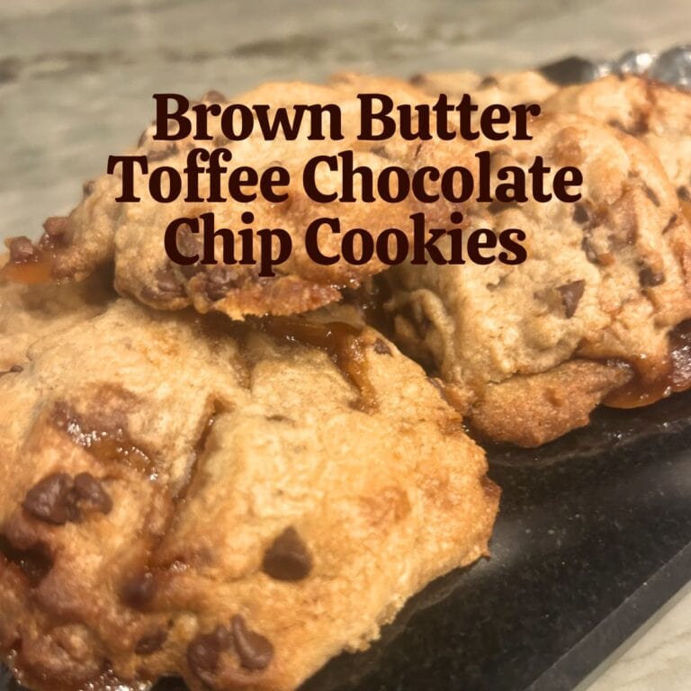 Brown Butter Toffee Chocolate Chip Cookies