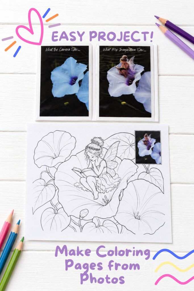 turn photos into coloring pages